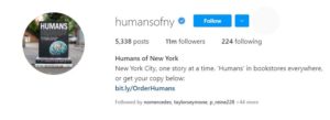humans of NY instagram