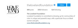 thelovelandfoundation instagram