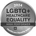 LGBTQ+ Healthcare Equality High Performer