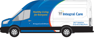 IC on Wheel van illustration